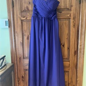Elegant Purple Evening Gown